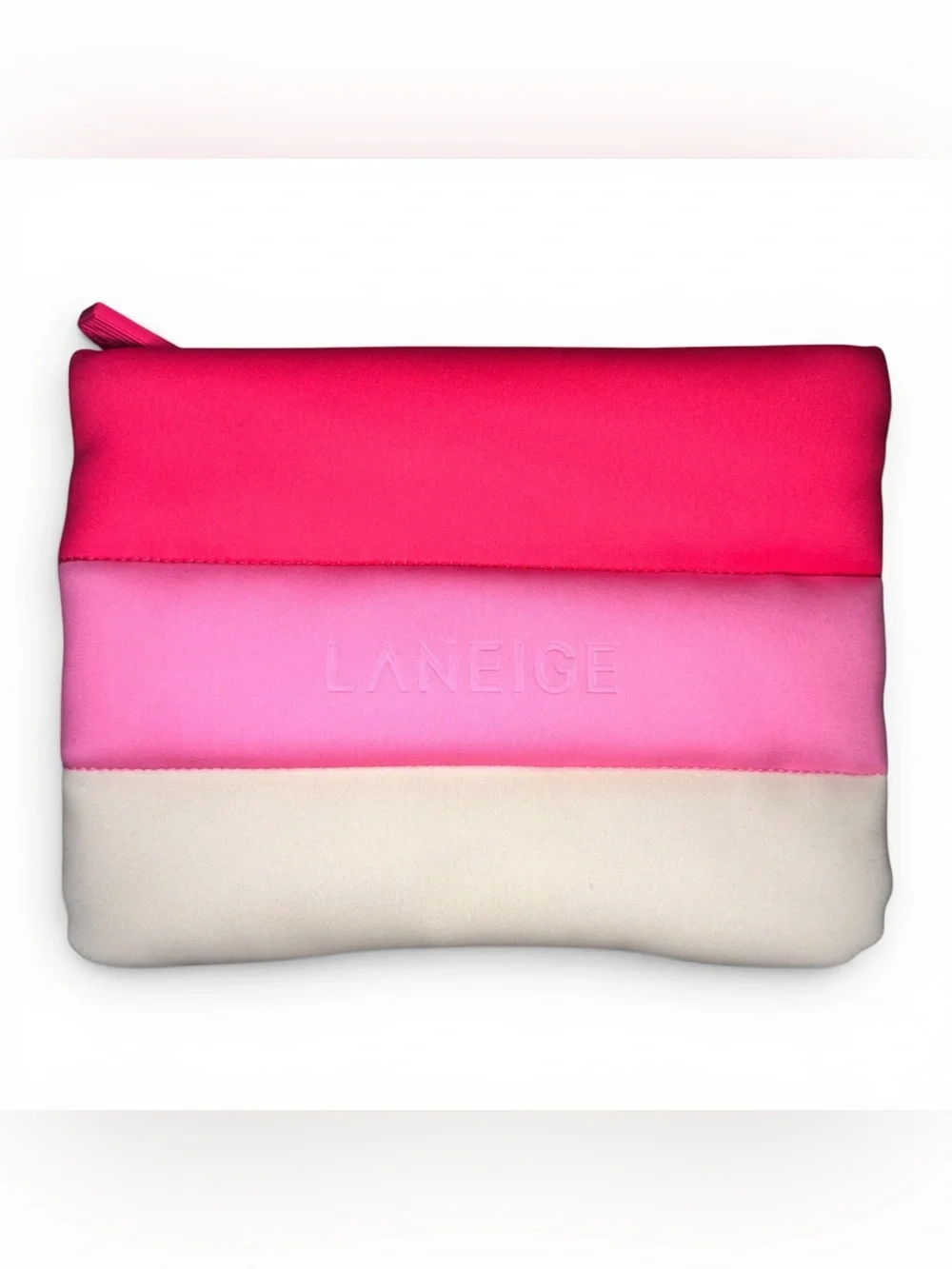 LANEIGE Strawberry Shortcake Pink & Hot Pink Women’s Cosmetic Pouch New No Tags